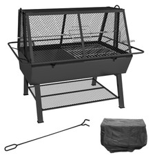 Outsunny 3 em 1 churrasqueira rotisserie grelha torrador fogueira para piquenique ao ar livre acampamento comprar usado  Enviando para Brazil
