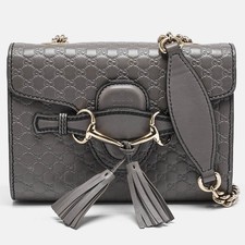 Gucci grey microguccissima d'occasion  Expédié en Belgium