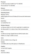 Thinkpad carbon gen8 for sale  HALSTEAD