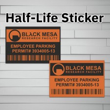 Black Mesa permissão de estacionamento (adesivo decalque de vinil, copo de água para janela de laptop de carro comprar usado  Enviando para Brazil