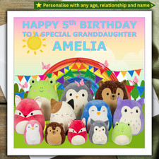 Squishmallows birthday card for sale  LYDNEY
