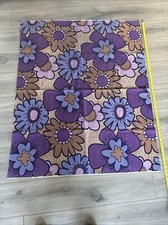 Flower power fabric for sale  SWANSEA