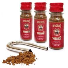 Snuff Thai Herbal Acalma nasal 5 pçs Garrafa Congestionamento em pó Inalar comprar usado  Enviando para Brazil