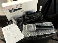 Microfone dinâmico Factor Electronics DMIC-60X com interruptor, além de cabo e clipe de suporte comprar usado  Enviando para Brazil