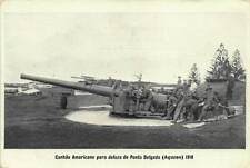 Acores - Canhao americano para defesa de PONTA DELGADA 1918-1919. comprar usado  Enviando para Brazil