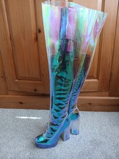 Ladies holographic iridescent for sale  GRIMSBY