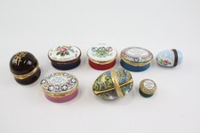 Enamel trinket boxes for sale  LEEDS