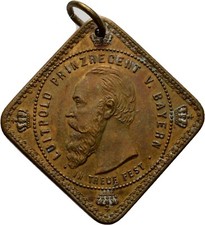 Medaille bayern prinzregent gebraucht kaufen  München