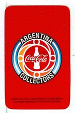Cartão de jogo único, Convenção de Colecionadores de Coca-Cola Argentina 2013 Vermelho comprar usado  Enviando para Brazil