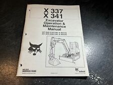 Manual de operação e manutenção de escavadeira Bobcat X337 e X341 com Kubota V-2203-E, usado comprar usado  Enviando para Brazil