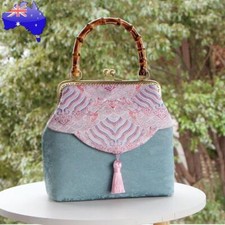 Usado, 2xU Shape Bamboo Bag Handle for Handbag DIY Tote Replacement Making Bag Hanger comprar usado  Enviando para Brazil