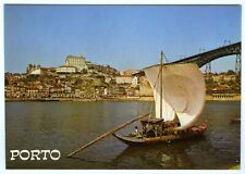 1960's Portugal cartão postal barco sob vela no rio Douro no Porto não publicado comprar usado  Enviando para Brazil