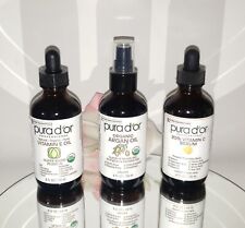 Usado, Produtos orgânicos naturais puros PURA D'OR 118 ml 4 oz VOCÊ ESCOLHE comprar usado  Enviando para Brazil