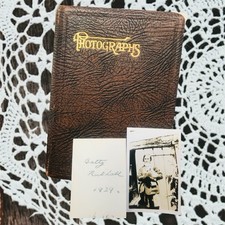 Álbum de fotografias antigo raro Art Deco 1928 fotos sépia pequenas meninas família  comprar usado  Enviando para Brazil