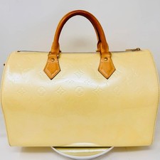 LE Louis Vuitton Extremamente Raro Pérola Creme Monograma Vernis Speedy 35 comprar usado  Enviando para Brazil