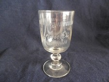 Ancien verre gravé d'occasion  Saint-Sébastien-de-Morsent