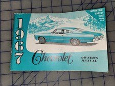 1967 chevrolet owners d'occasion  Expédié en Belgium