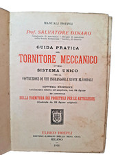 Manuale hoepli tornitore usato  Cortona