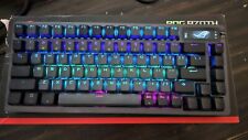 Teclado mecânico para jogos ASUS ROG Azoth sem fio - Gunmetal, inglês dos EUA (azul, usado comprar usado  Enviando para Brazil