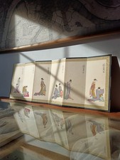 Japanese gouache painted for sale  STAFFORD