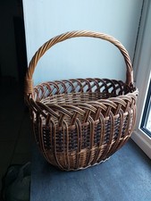 Panier osier vintage d'occasion  Rouen-