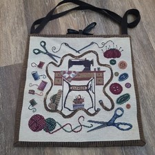 Bolsa acolchoada vintage dos anos 80 para artesãos comprar usado  Enviando para Brazil