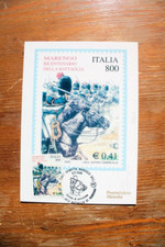 Cartolina commemorativa bicent usato  Roma