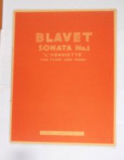 Blavet sonata spartito usato  Venezia