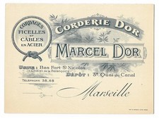 Carte commerciale depliant d'occasion  France