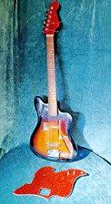 Vintage Offset Jaguar Jazzmaster estilo guitarra corpo pescoço e tremolo Teisco Zenon  comprar usado  Enviando para Brazil