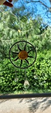 Vintage amber stained for sale  FORDINGBRIDGE