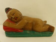 Sleeping buddha wooden for sale  SHEFFIELD