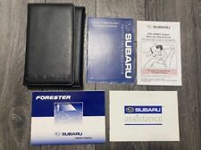Subaru forester handbook for sale  LEICESTER