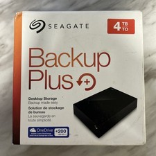 Usado, Disco rígido externo Seagate Backup Plus 4TB desktop HD USB 3.0 STDT4000100 comprar usado  Enviando para Brazil