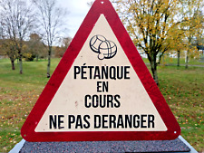 Plaque metal pétanque d'occasion  Danjoutin
