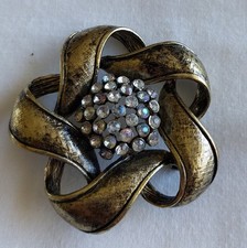 Bronze coloured diamante for sale  LIVERPOOL