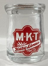 GARRAFA DE CREME DE CAFÉ VINTAGE PARA JANTAR MKT MISSOURI KANSAS TEXAS RAILROAD KATY LINE, usado comprar usado  Enviando para Brazil