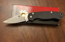 Spyderco paramilitary black for sale  Huntington