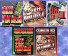 Steel Panthers I, II, III e Campanhas +1Clk Windows 11 10 8 7 Vista XP Instalar, usado comprar usado  Enviando para Brazil