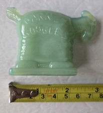 Vela de ignição Guernsey Glass Barney Google verde jadite datada de 1923, usado comprar usado  Enviando para Brazil