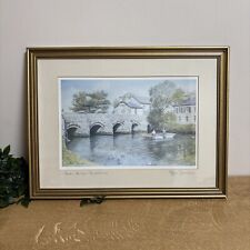 Framed print robin for sale  WIMBORNE