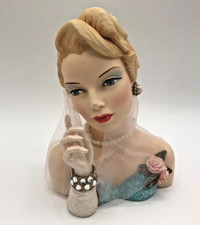 cameo girls head vase for sale  Brownsburg