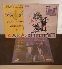 Lot laserdisc karaoke d'occasion  Champdeniers-Saint-Denis