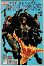 Uncanny inhumans marvel usato  Italia