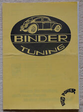 Prospekt binder tuning gebraucht kaufen  Pfaffing