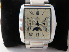 Men bulova moon for sale  Boca Raton