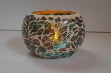 Glass mosaic tealight for sale  Syracuse