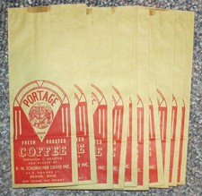 10 sacos de café torrado fresco Schumacher Portage Akron Ohio O não usados comprar usado  Enviando para Brazil