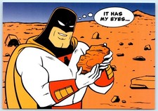 Cartão postal Space Ghost série de TV em quadrinhos 1997 CARTOON NETWORK 4"x6" Tower Records comprar usado  Enviando para Brazil