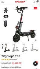 Tifgalop electric scooter d'occasion  Expédié en Belgium